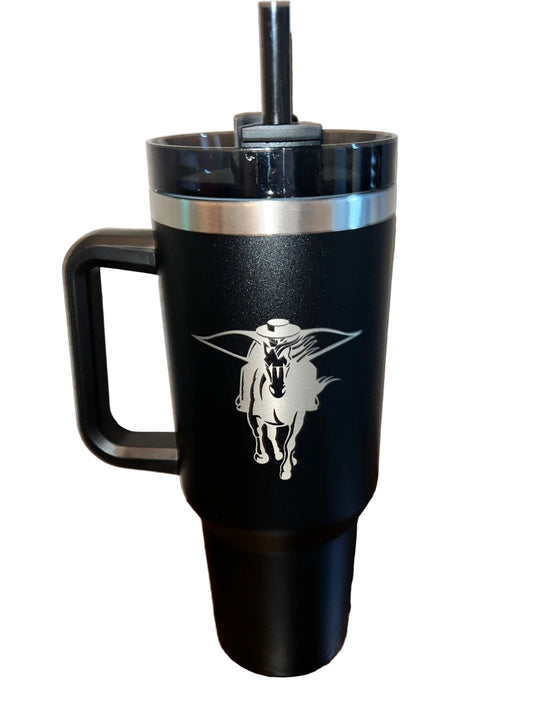 30oz Laser Engraved Tumbler with Handle