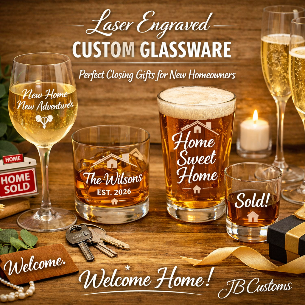 Laser‑Engraved Custom Glassware