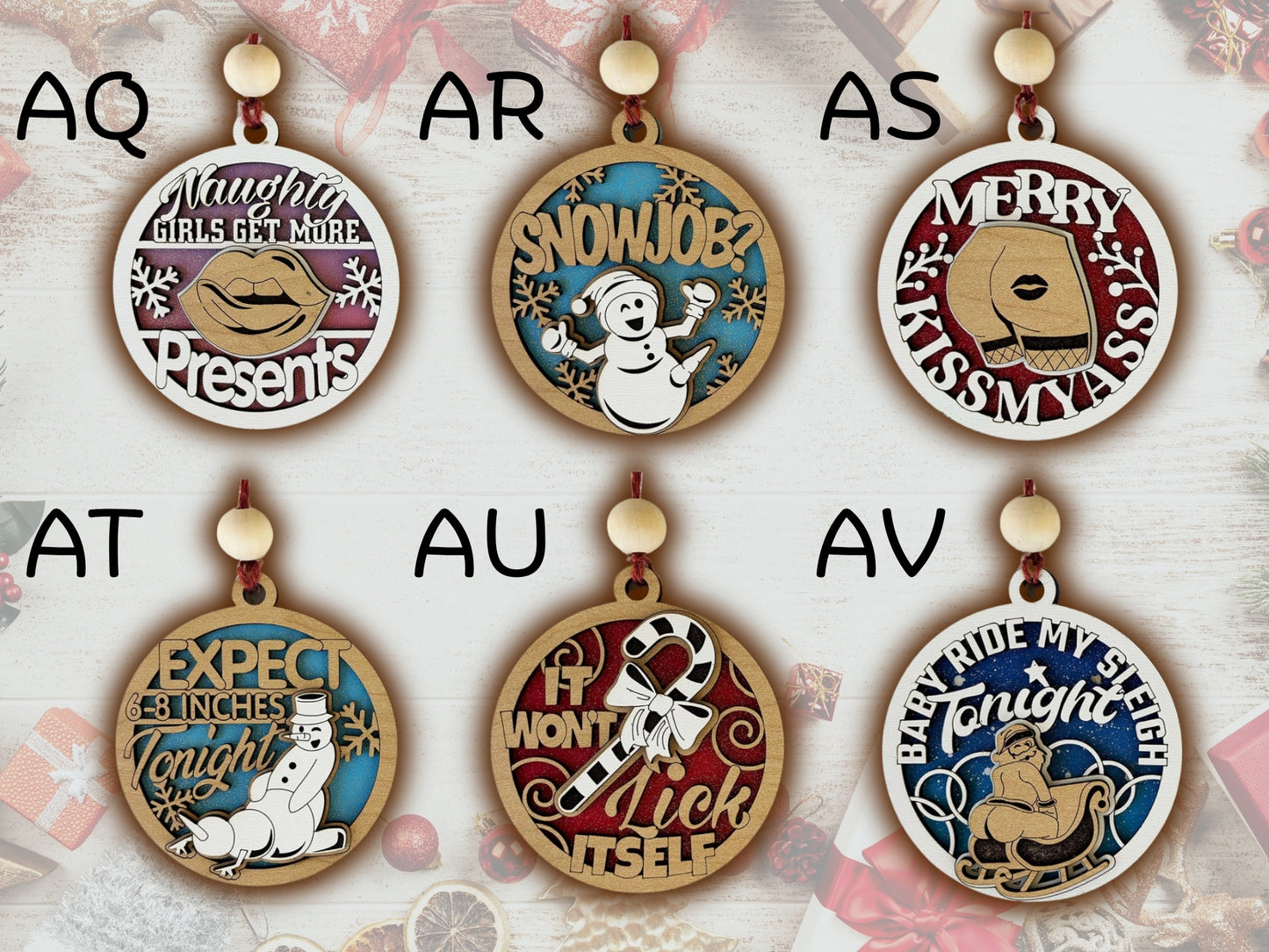 Sassy Ornaments