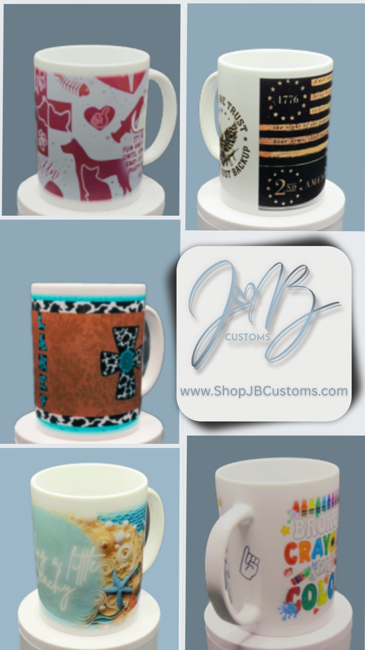 Personalized Coffee Mugs | Custom 11oz & 15oz Gifts