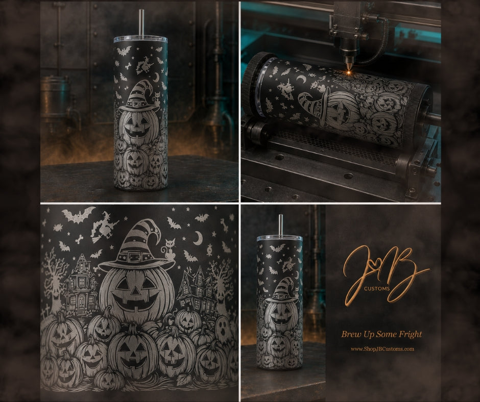 Pre Halloween Special - Laser Engraved Tumblers