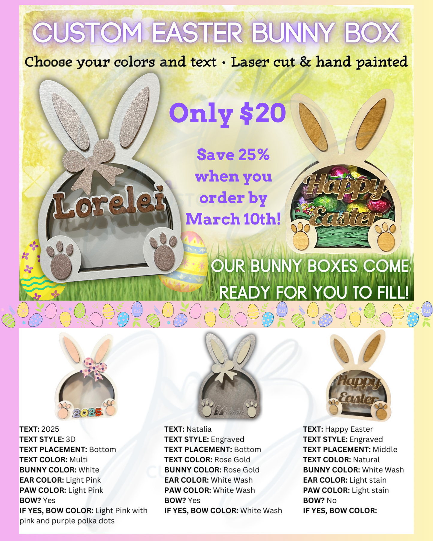 Custom Bunny Box