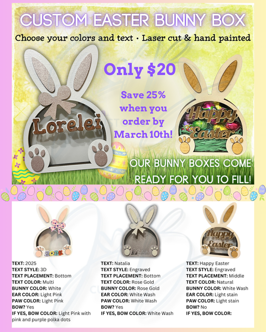 Custom Bunny Box