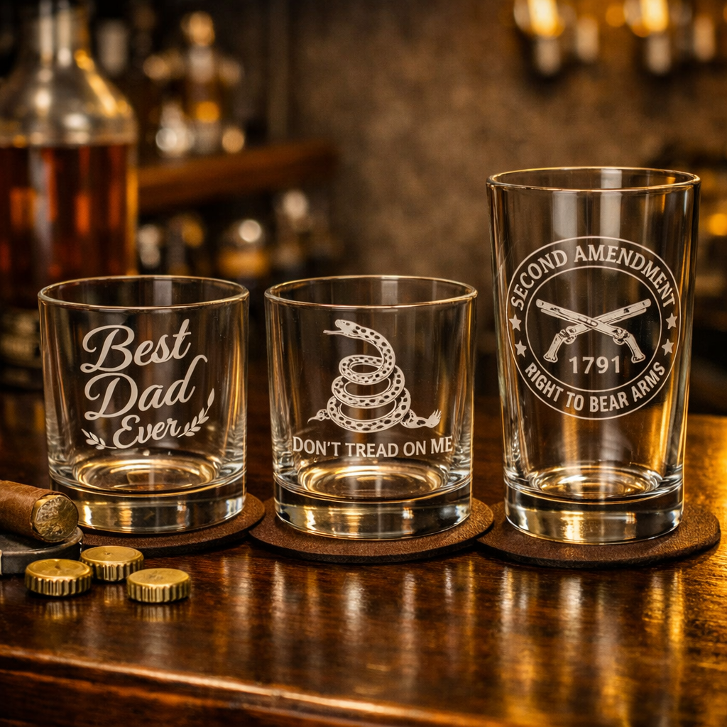 Laser‑Engraved Custom Glassware