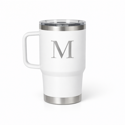 30oz Laser Engraved Tumbler with Handle