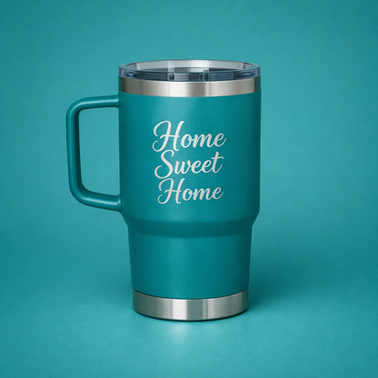 30oz Laser Engraved Tumbler with Handle