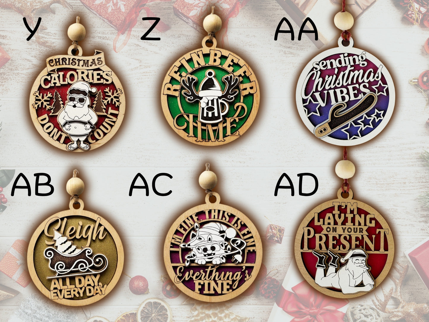 Sassy Ornaments