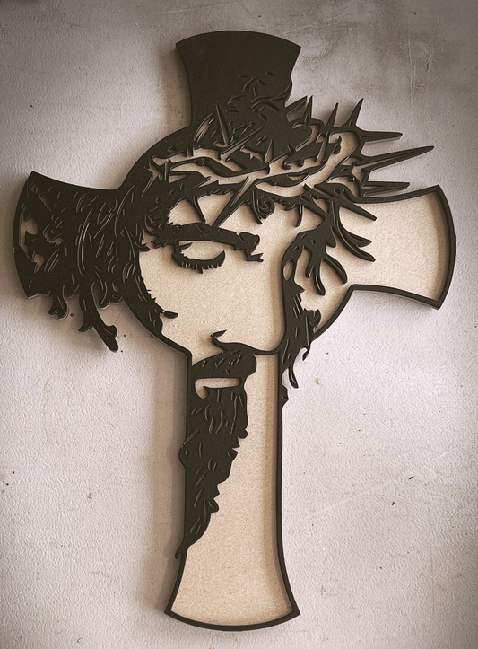 Jesus Crown of Thorns Cross